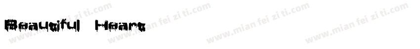 Beautiful Heart英文字体字体转换